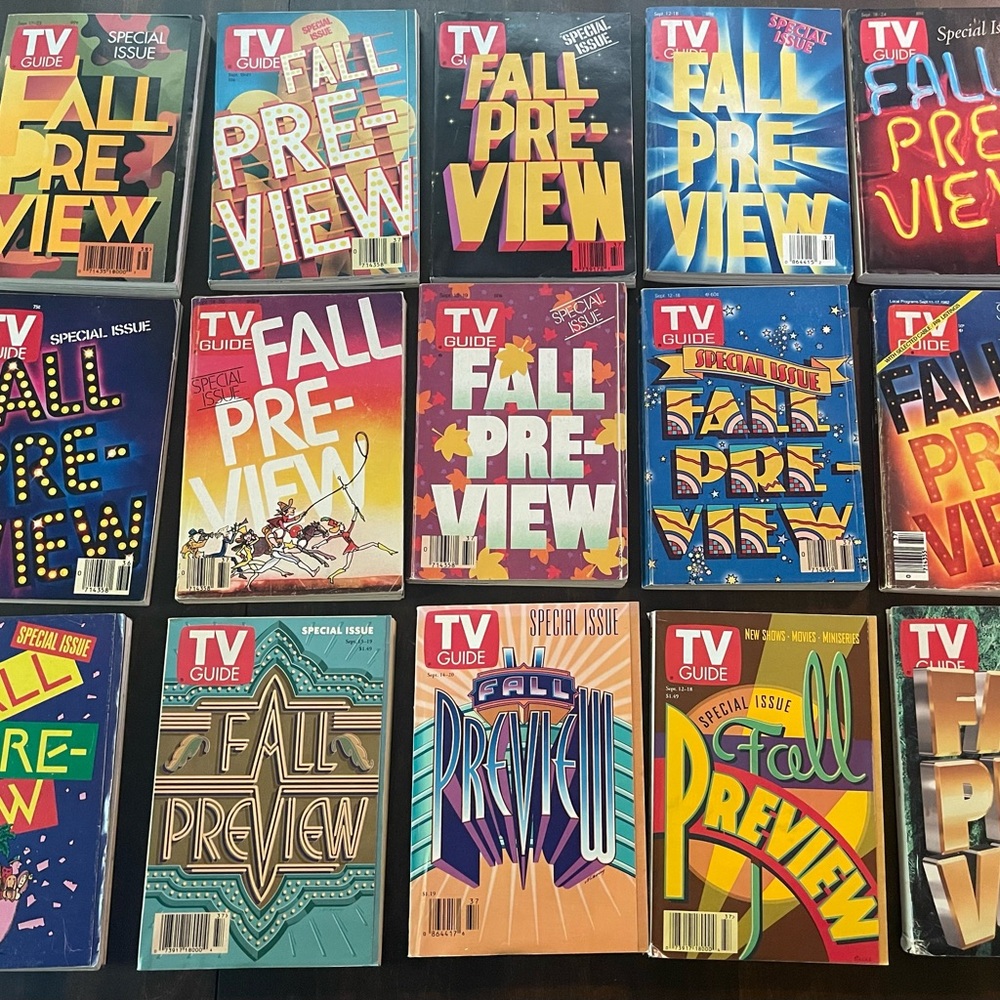Vintage TV Guide Bundle (12)
